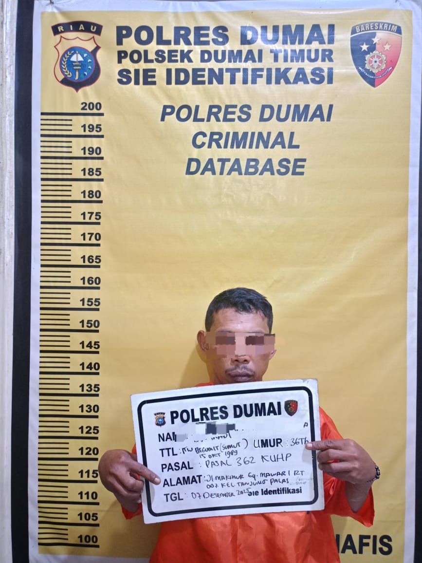 Polsek Dumai Timur Ungkap Kasus Pencurian Motor, Pelaku Diamankan