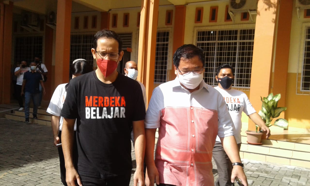 Menteri Nadiem Anwar Makarim Kunker ke YP Iskandar Muda