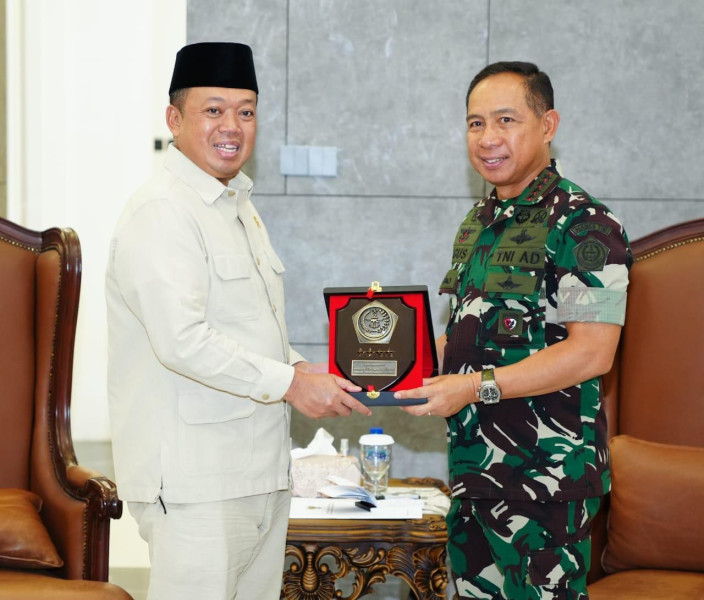 Sinergi TNI-ATR/BPN, Panglima TNI Terima Kunjungan Menteri ATR/BPN