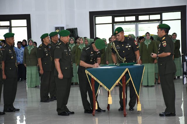 10 Perwira Menengah Kodam I/Bukit Barisan Sertijab