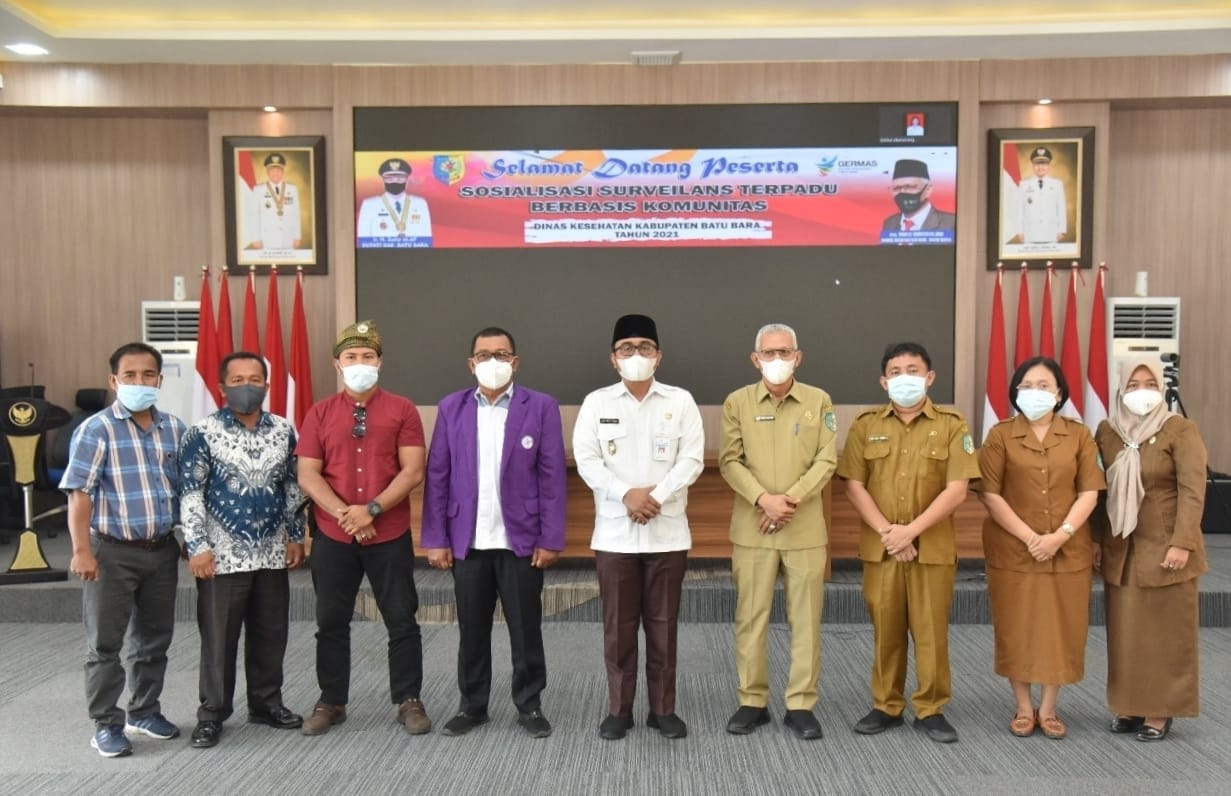 Wakil Bupati Batu Bara Buka Sosialisasi Surveilans Terpadu Berbasis Komunitas
