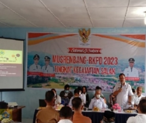 Kecamatan Salak Gelar Musrenbang-RKPD 2023 Tingkat Kecamatan
