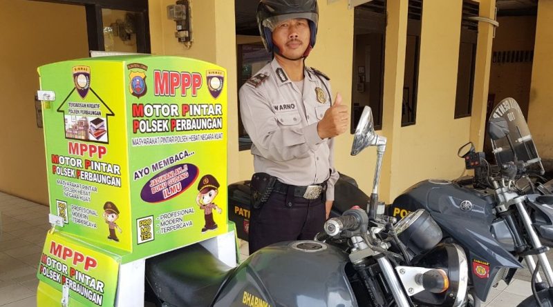 Polsek Perbaungan  Berinovasi, Ajak Anak Gemari Budaya Baca Melalui  