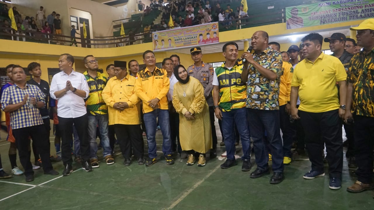 Turnamen Futsal AMPG Rebutkan Piala Bupati Langkat