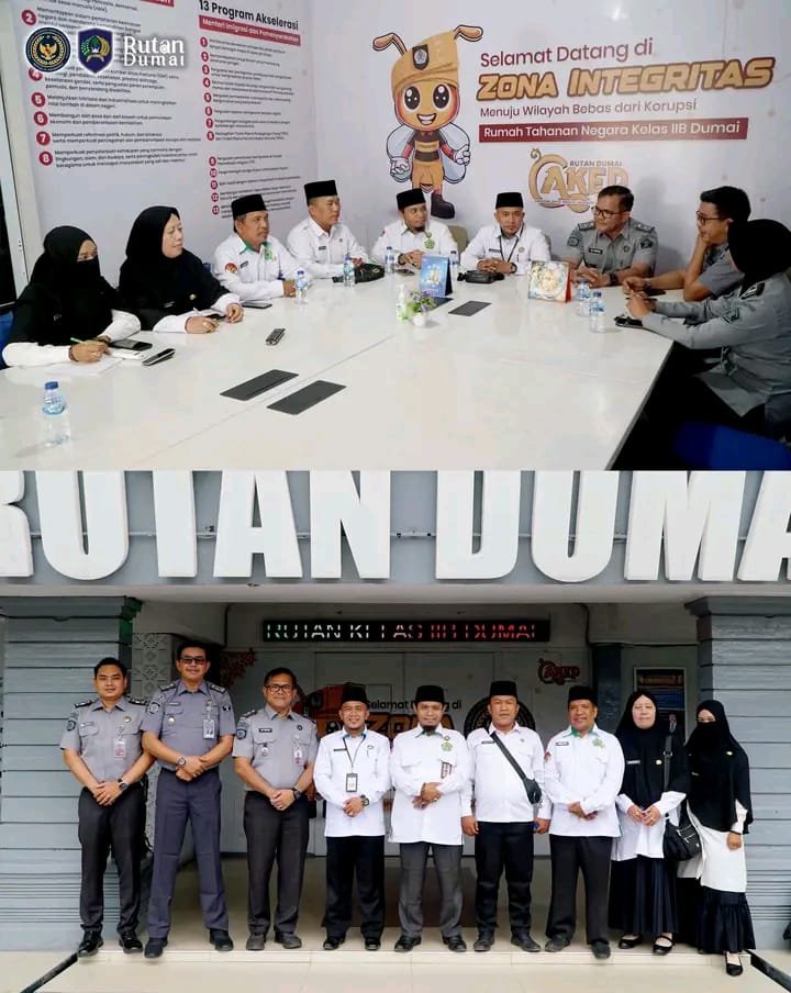 Rutan Dumai Terima Kunjungan Kemenag Dumai Tingkatkan Pembinaan Kepribadian