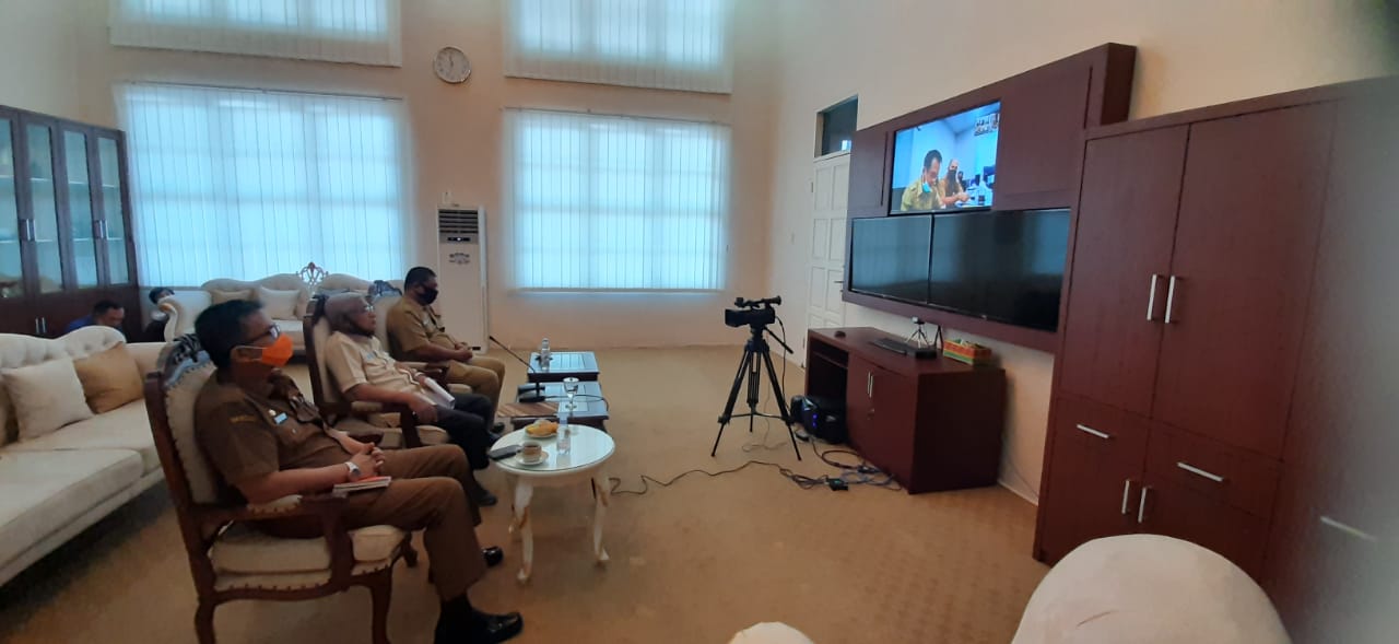 Pemkab Asahan Laksanakan Musrenbang RKPD Melalui Video Conference