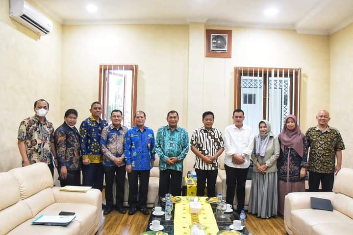 Bupati Deli Serdang Terima Kunjungan Rektor Universitas Sumatera Utara Di Kantor Bupati Deli Serdang