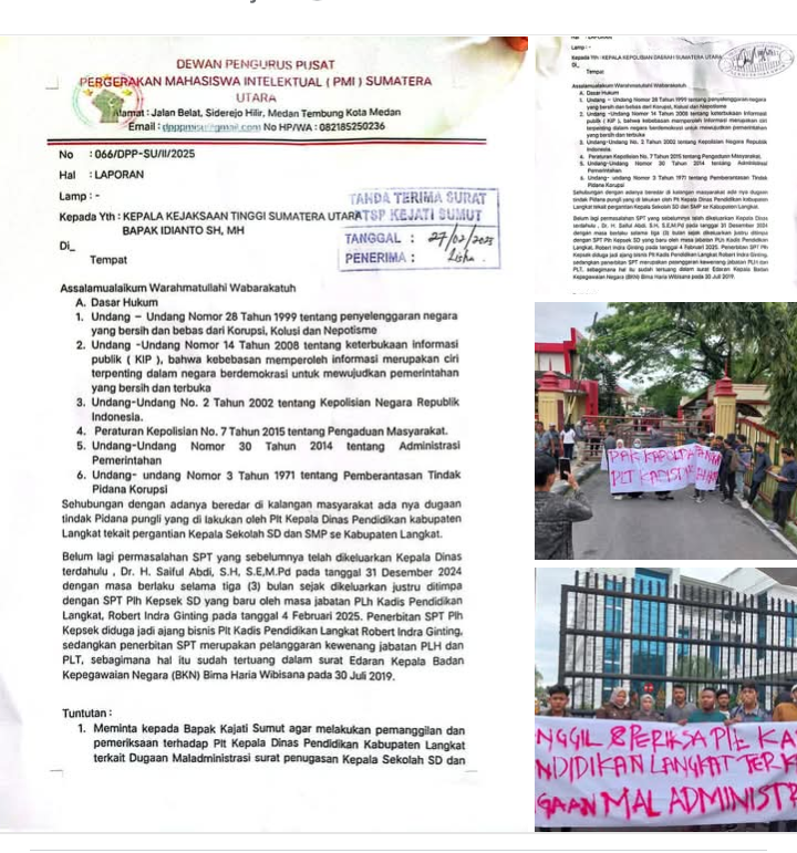 Hormati Ramadhan, PMI Tunda Aksi Demo Ke Bupati dan DPRD  terkait Kasus Plt Kadisdik Langkat