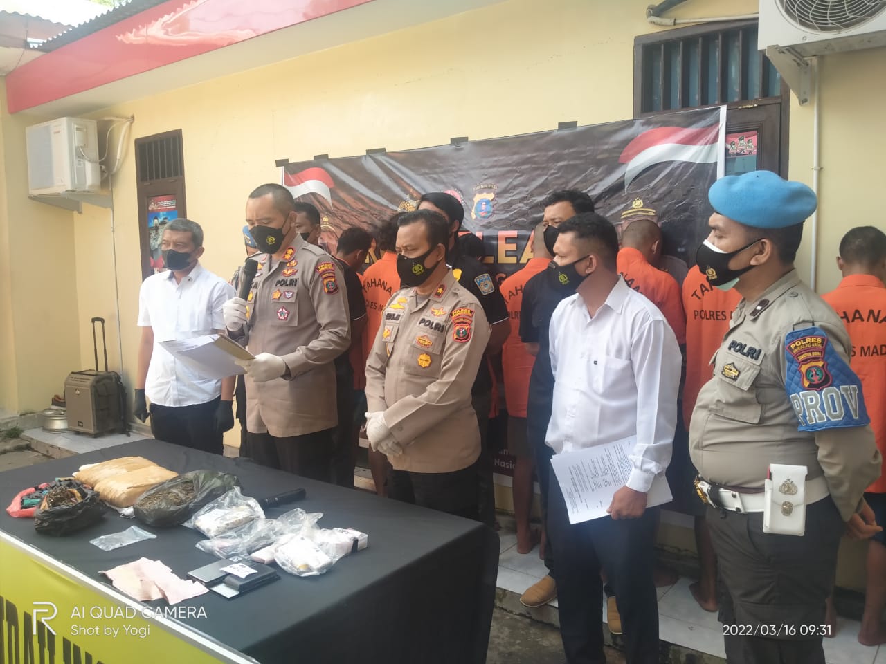 Perangi Narkoba, Polres Madina Amankan 7 Pelaku Tindak Pidana Narkotika