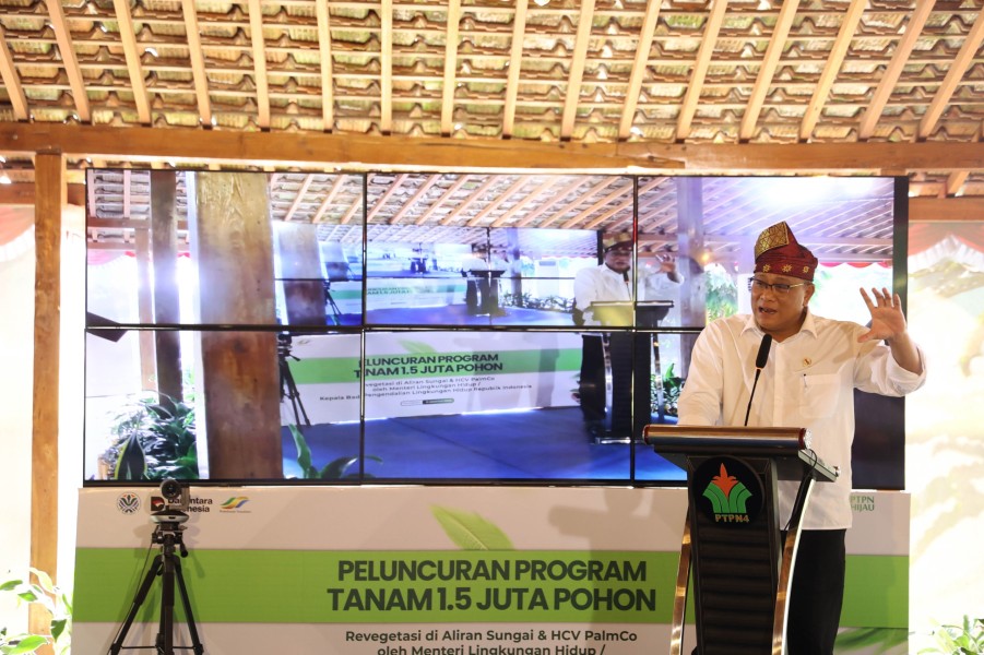 Menteri LH Apresiasi Kebijakan Dekarbonisasi PTPN IV PalmCo