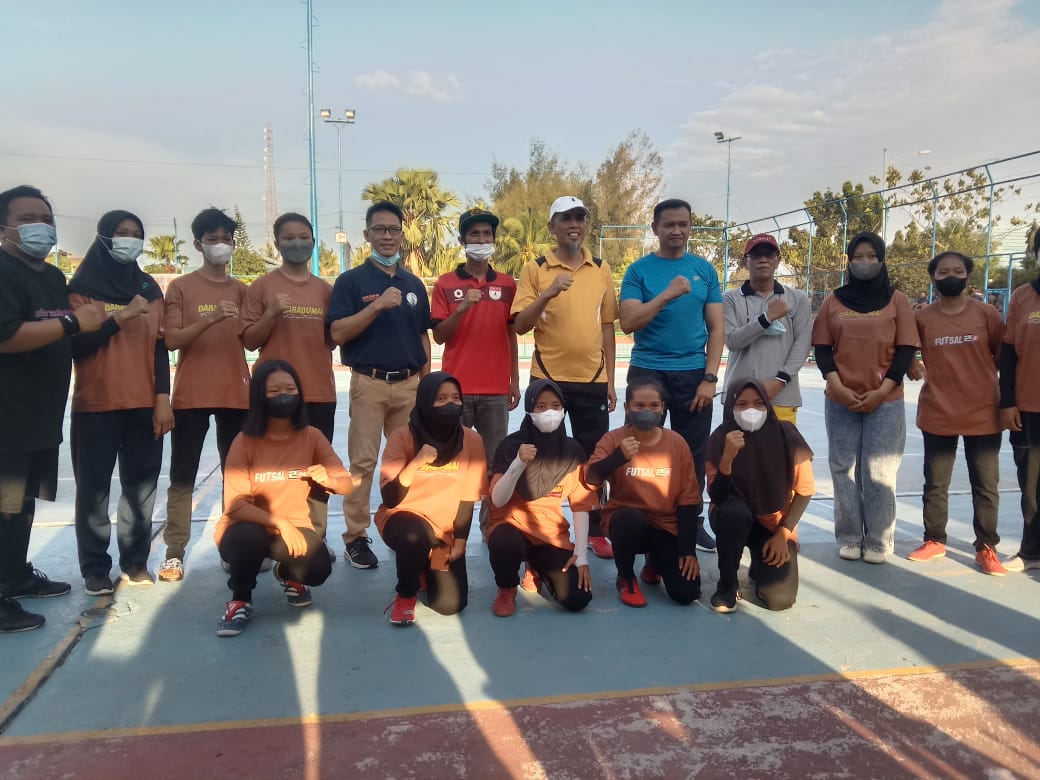 Pertandingan Futsal Di Kec.Dumai Timur Di Gelar Di Lapangan Futsal Lanal Dumai