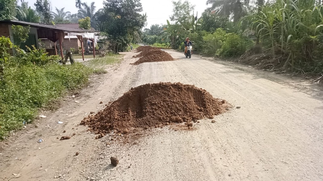 Diduga Tanpa Uji Lab Independen, PT Bina Pembangunan Adi Jaya Uji Sendiri Mutu Base A Proyek Jalan Lubuk Bendahara Timur Senilai Rp1,7 Miliar