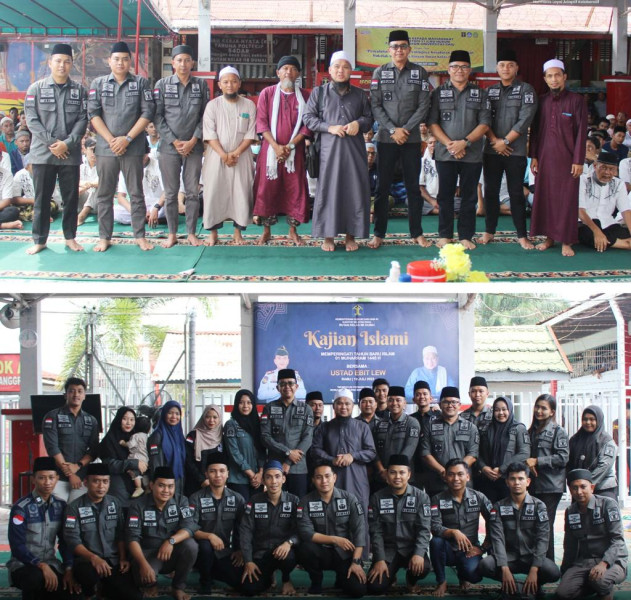 Bangkitkan Semangat Warga Binaan, Ustad Ebit Lew Berikan Tausiyah di Rutan Dumai