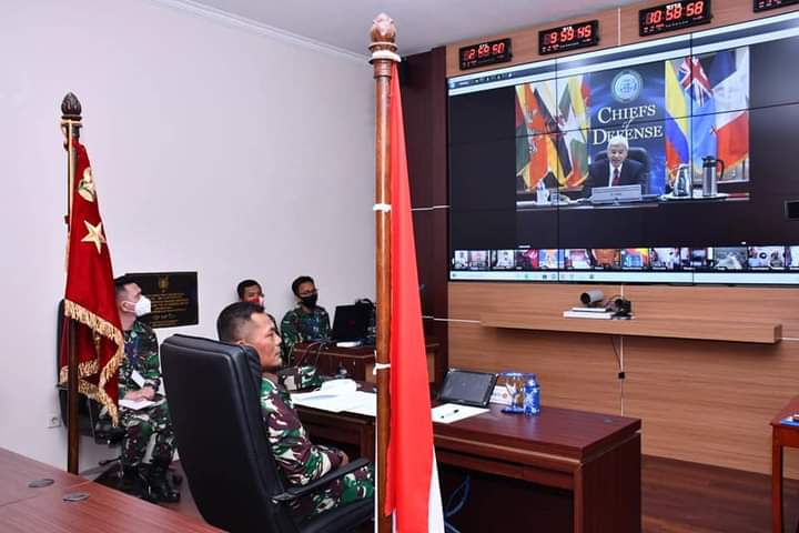 Kasum TNI Turut serta Konferensi Indo-Pacific Chiefs of Defense 2020 Secara Virtual