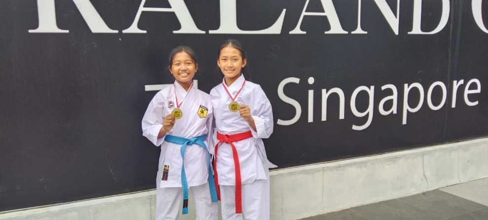 Anak Wartawan Dinara & Dian Silaen Berhasil Meraih Medali Perak Pada Karate Antar Pelajar