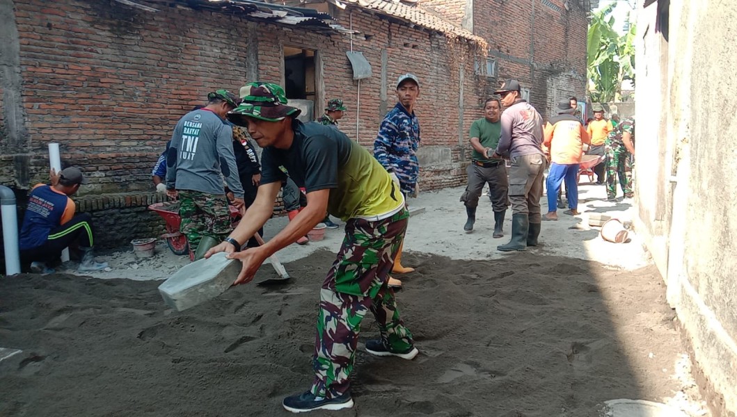 Bersama Rakyat TNI Kuat, TMMD  Wujudkan Pemerataan Pembangunan dan Ketahanan Nasional di Daerah