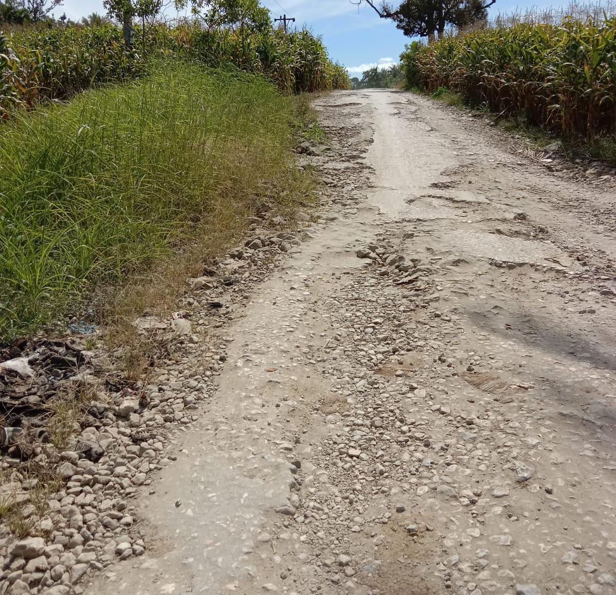 Jalan Desa Rusak Parah, Janji Aspal Hotmix belum Juga Terbenahi