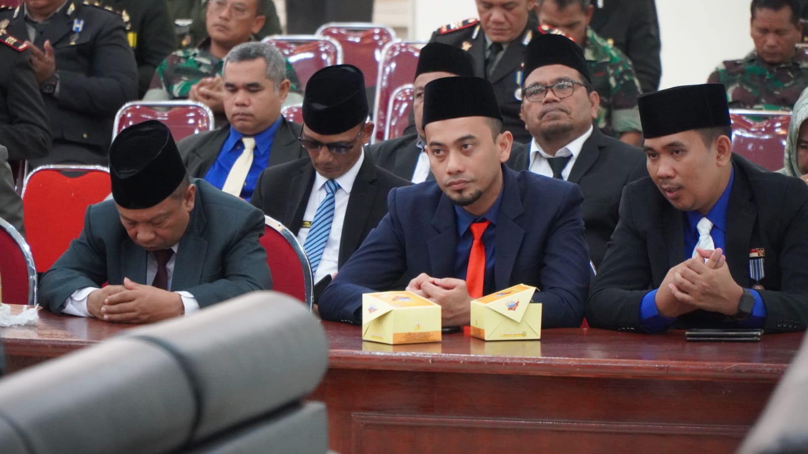 Plt Bupati dan Forkopimda Langkat Dengarkan Pidato Kenegaraan Presiden