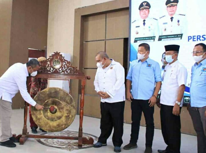 Bupati Labura berharap : PWI dapat memberikan masukan saran untuk kemajuan pembangunan di Labura