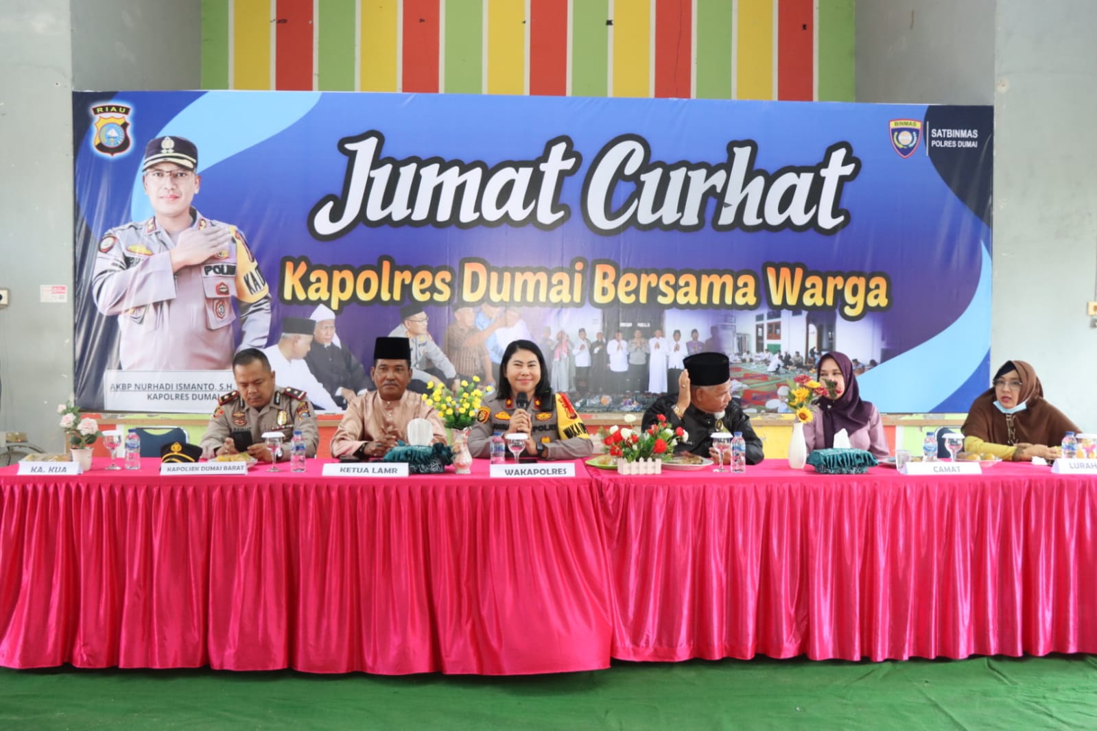 Berbagi Zakat Profesi, Polres Dumai Tampung Persoalan dam Tamoung Aspirasi Masyarakat