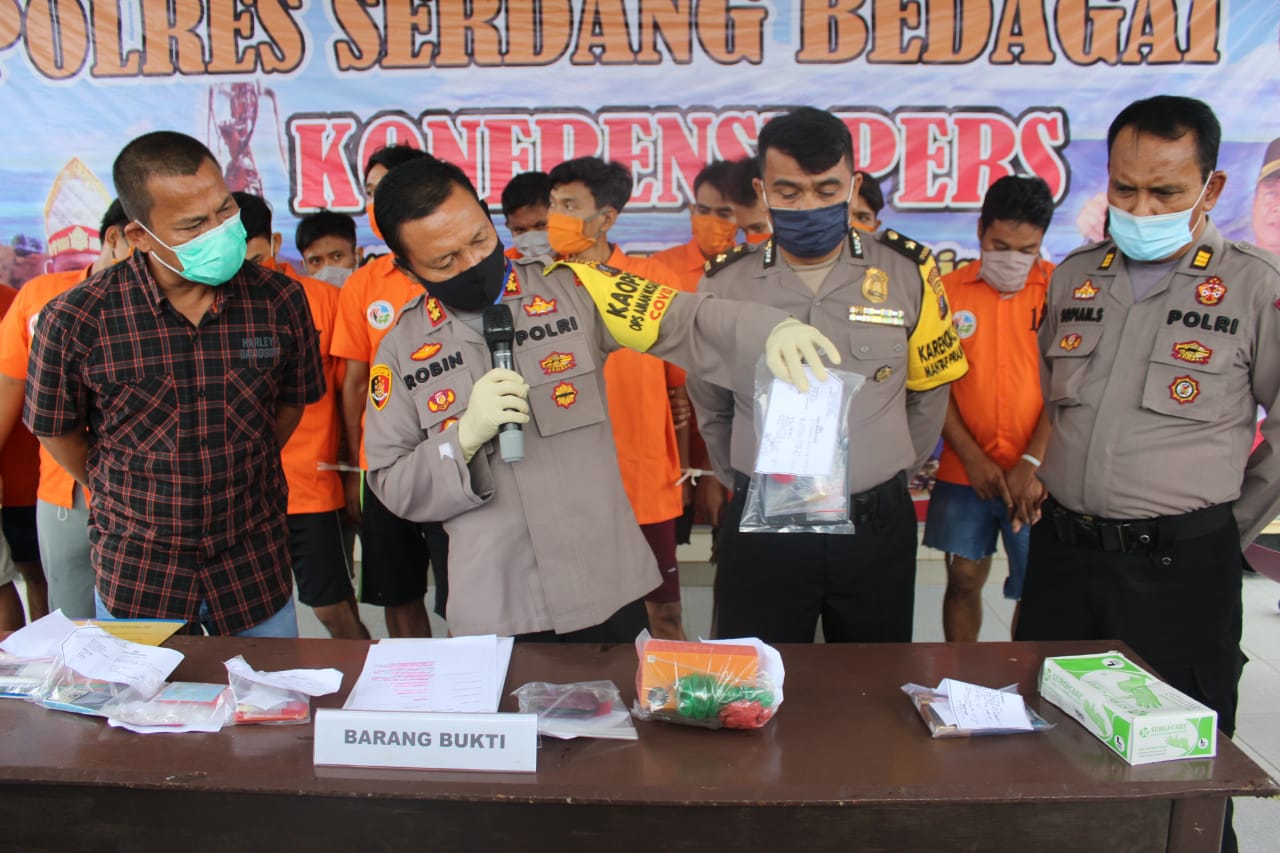 Dua Pekan  Polres Serdang Bedagai Paparkan Kasus Narkoba 