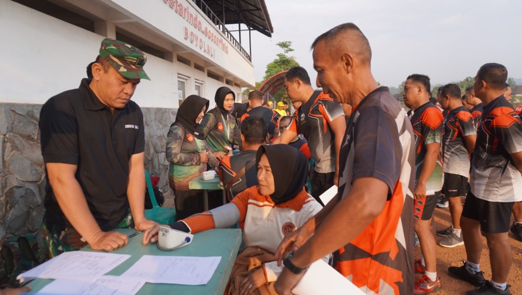 Jaga Kebugaran Prajurit, Kodim Boyolali Gelar Garjas Periodik Semester II