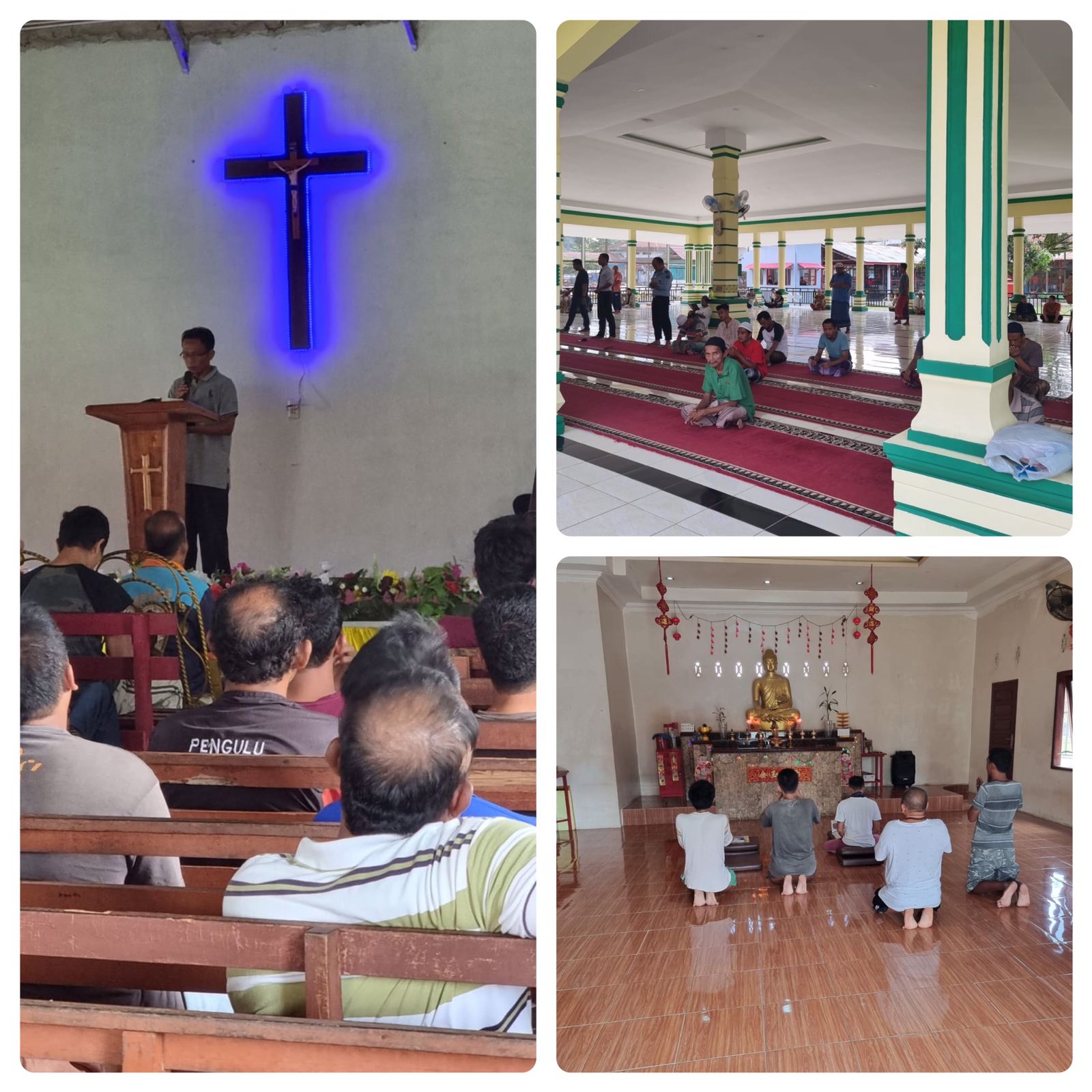 Ajarkan Perbuatan Baik, Lapas Kelas IIA Pematangsiantar Rutinitas Giat Pembinaan Rohani