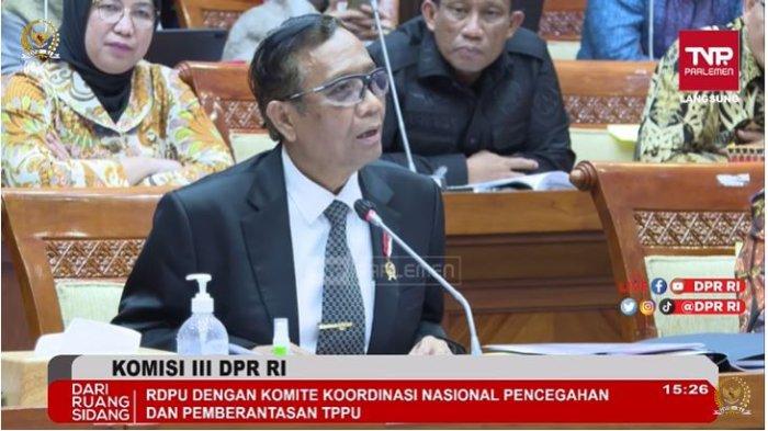 Paparkan 349 T Transaksi Janggal di Komisi III, Mahfud MD Dipuji Jelas dan Konkrit Uraikan Pokok Mas