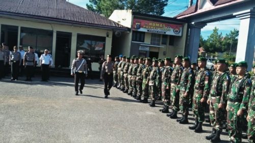 Operasi Ketupat Toba, 250 Personel TNI-Polri Disiagakan Amankan Idul Fitri di Dairi