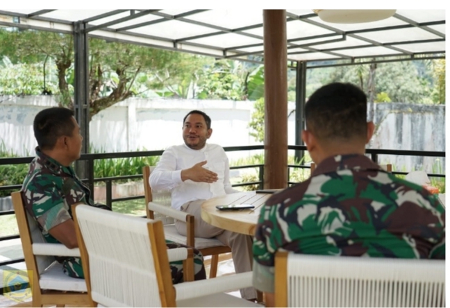 Dandim 0206/Dairi Silaturahmi Dengan Bupati Pakpak Bharat