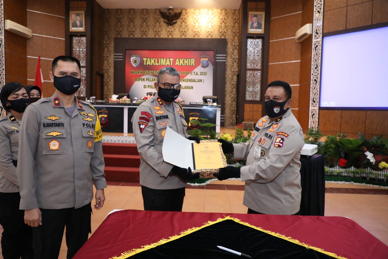 Kapolres Sergai Hadiri Penutupan Taklimat Akhir Itwasum Polri Di Polda Sumut