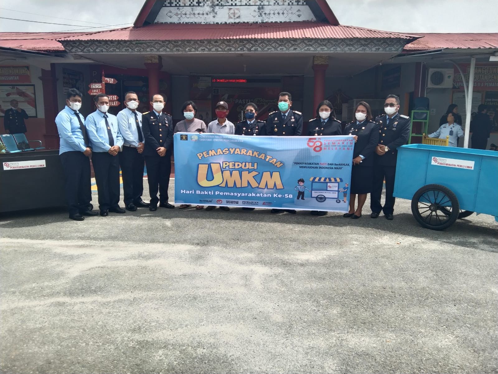 Lapas Kelas IIA Pematangsiantar Gelar Bakti Sosial dan Bantu Pelaku UMKM