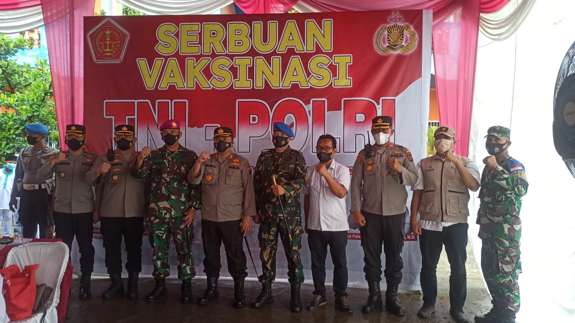 Serbuan Vaksinasi TNI Polri, 1.000 Pelajar Budi Agung Marelan Mendapatkan Vaksinasi