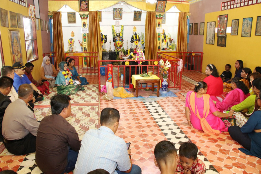 Wali Kota Hadiri Perayaan Maha Thriruvilla di Shri Mariamman Kuil