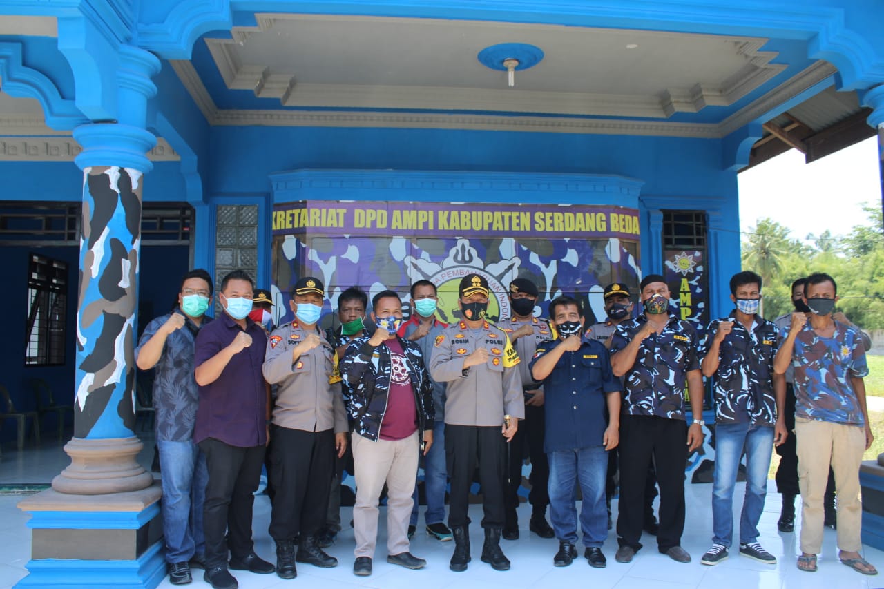 Sosialiasai Inpres Nomor 6 Tahun 2020, AKBP Robin  Sambangi Pengurus DPD AMPI Sergai