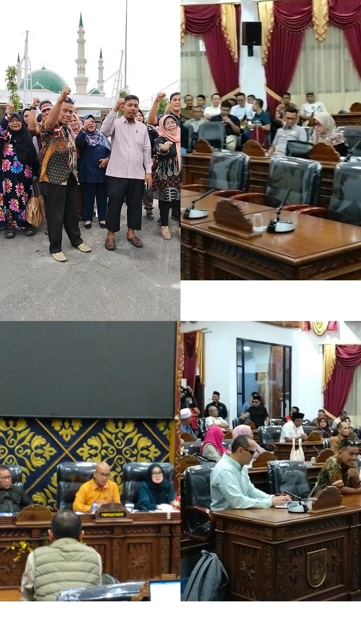 Komisi 1, 2 Dan 3 DPRD Dumai Ahirnya Mengelar Hearing Dengan Masyarakat Terkait Masalah Tanah