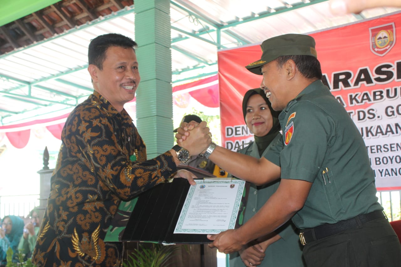 KBBT Di Desa Gondang Legi Salah Satu Perwujutan Sikap Gotong- Royong