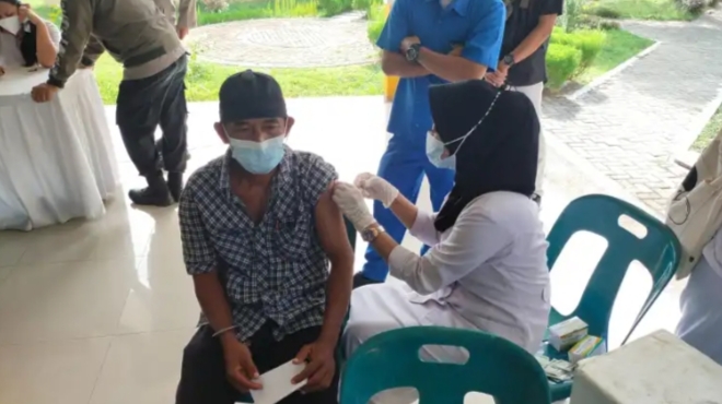 Kembali, Polresta Deli Serdang Menggelar Vaksinasi Massal Di Kecamatan Tanjung Morawa