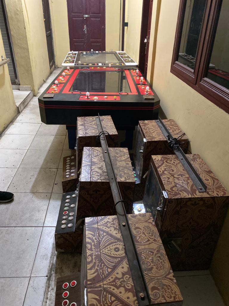 Tekab Scorpion Sat Reskrim Polres Sergai Gerebek Arena Judi 