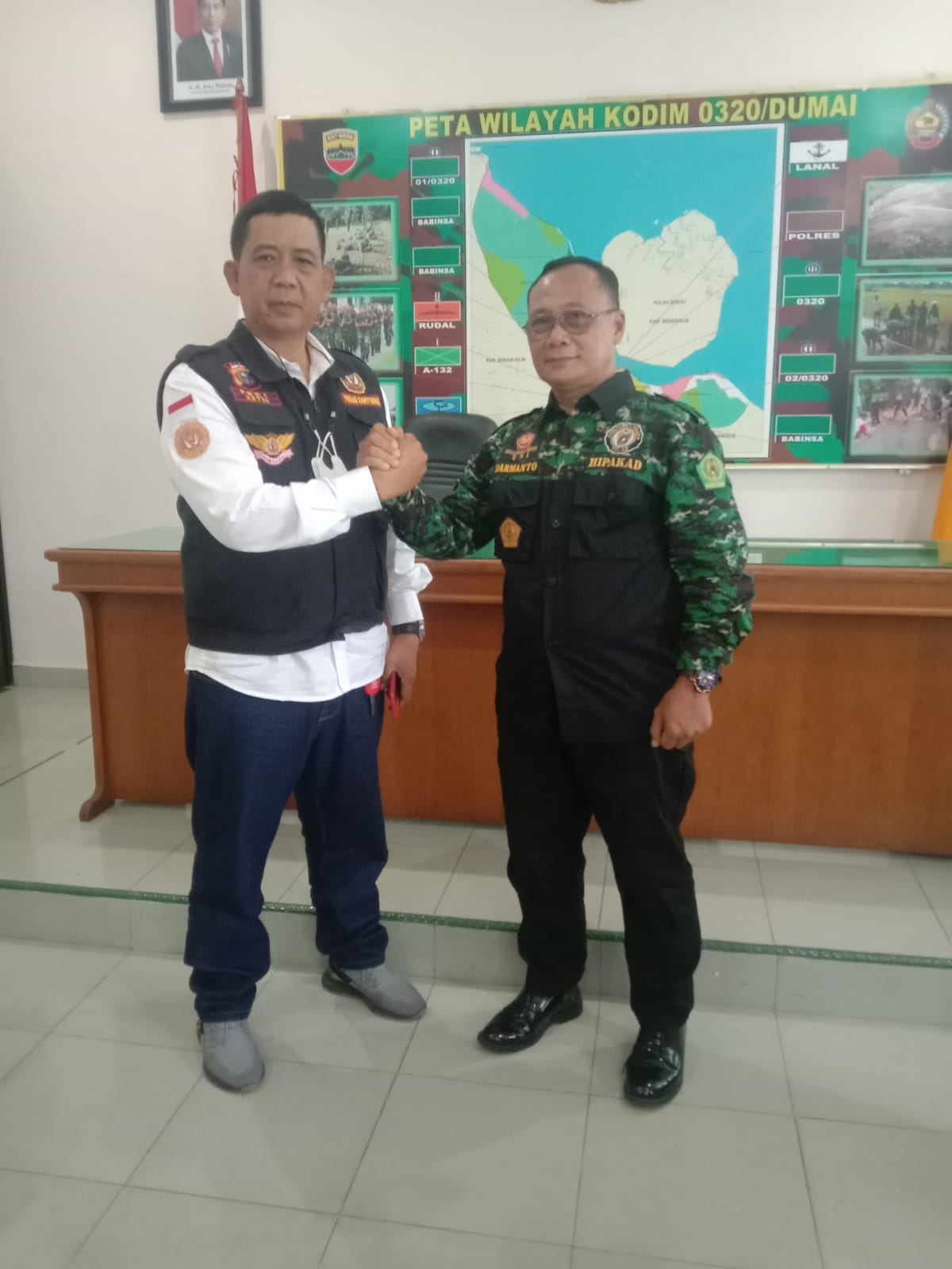 Kedatangan Pokdar Kamtibmas Ke Sekretariat Hipakad Di Sambut Hangat Dan baik