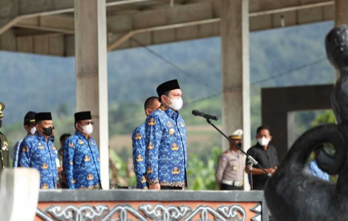 Bupati Pakpak Bharat Pimpin Upacara Hari Kebangkitan Nasional 2022