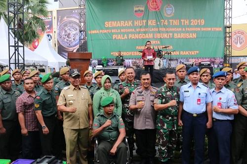 Akhyar Nasution, M.Si Hadiri Acara Semarak Hut ke 74 TNI Tahun 2019