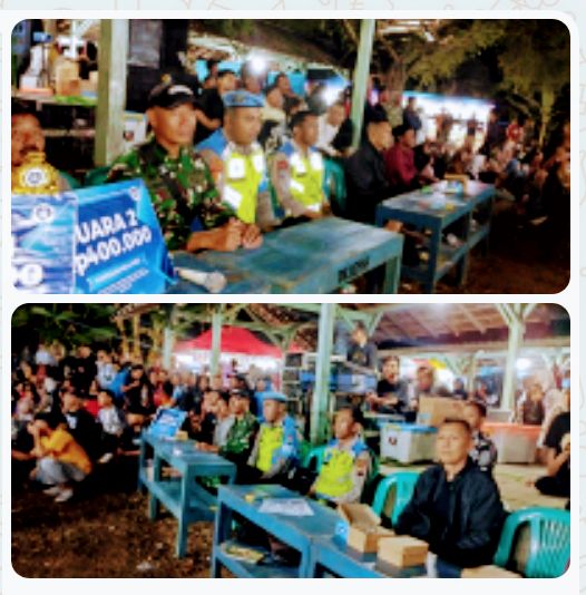 Patroli Malam dan Pengamanan Turnamen Meriahkan Bersih Dusun Kepuh, Warga Merasa Aman