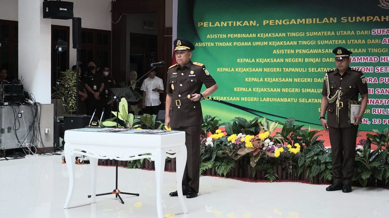 Hari Ini Kajati Sumut Lantik 3 Asisten, 5 Kajari dan 1 Koordinator