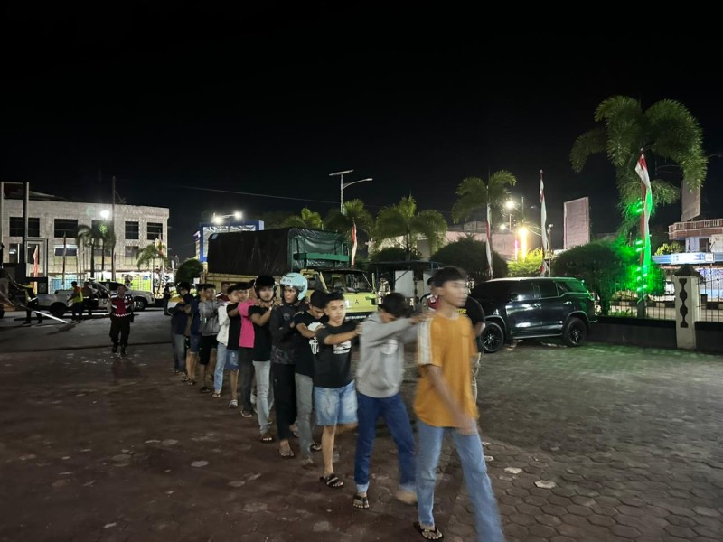 Polres Dumai Melaksanakan Kegiatan Ops Pekat Lancang Kuning 2025