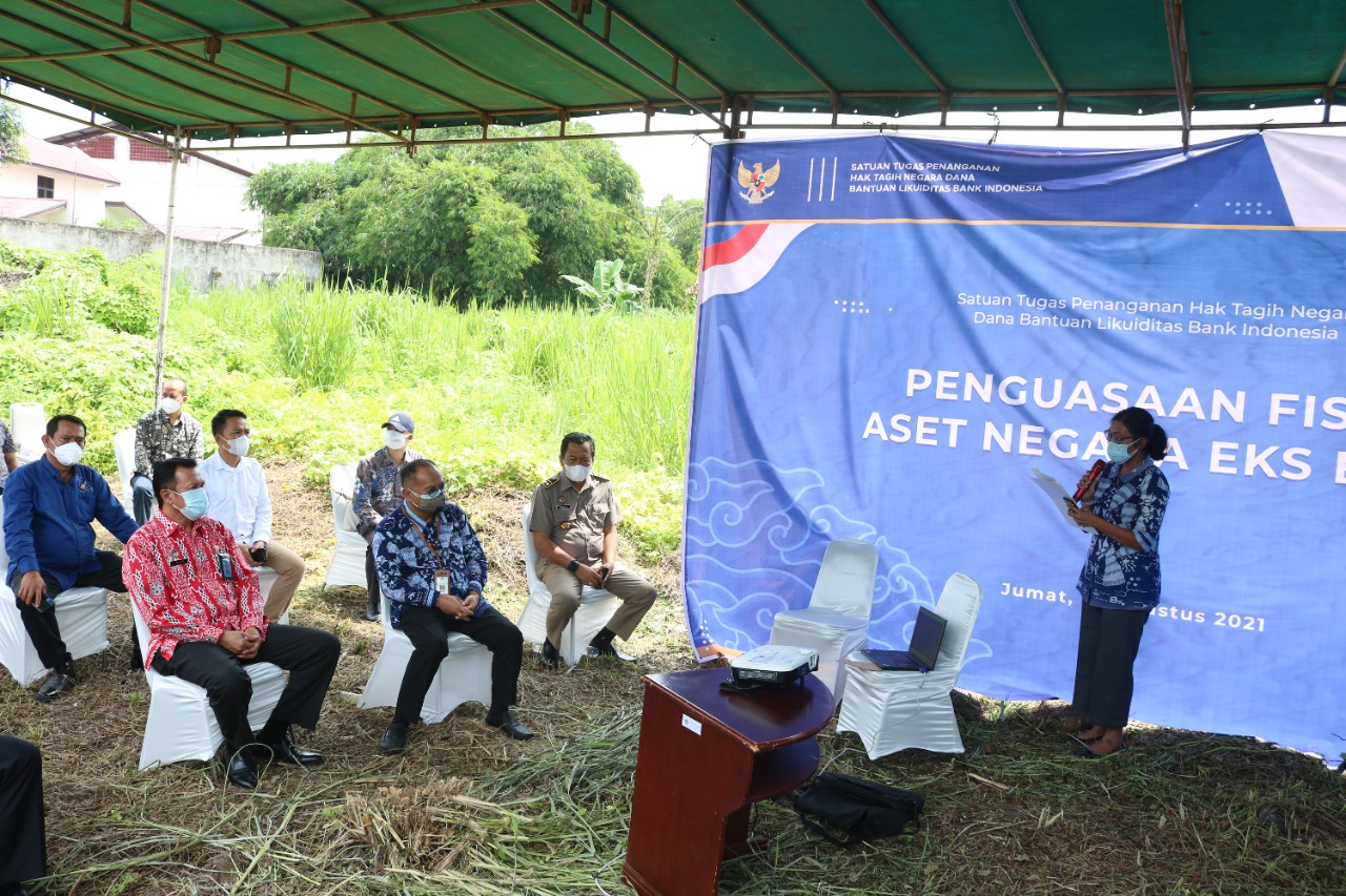 Kakanwil Kemenkumham Sumut Hadiri Pemasangan Plang Pengamanan Aset Eks BLBI