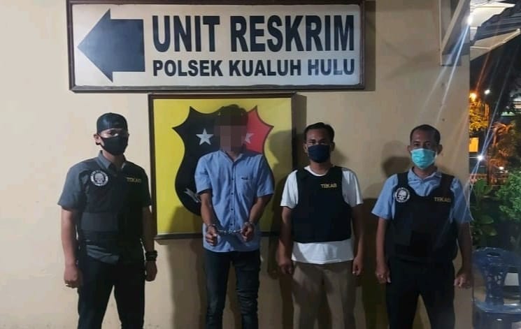 YS sembunyikan narkotika jenis sabu-sabu di pohon coklat ditangkap Tekab Reskrim Polsek Kualuh Hulu 