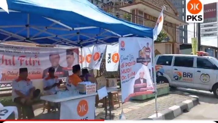 DPD PKS Kota Medan Dirikan Posko Mudik Lebaran Idul Fitri 1 Syawal 2022