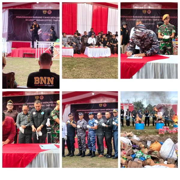 Bea Cukai Dumai Musnahkan Barang Ilegal Senilai Rp4,6 Miliar