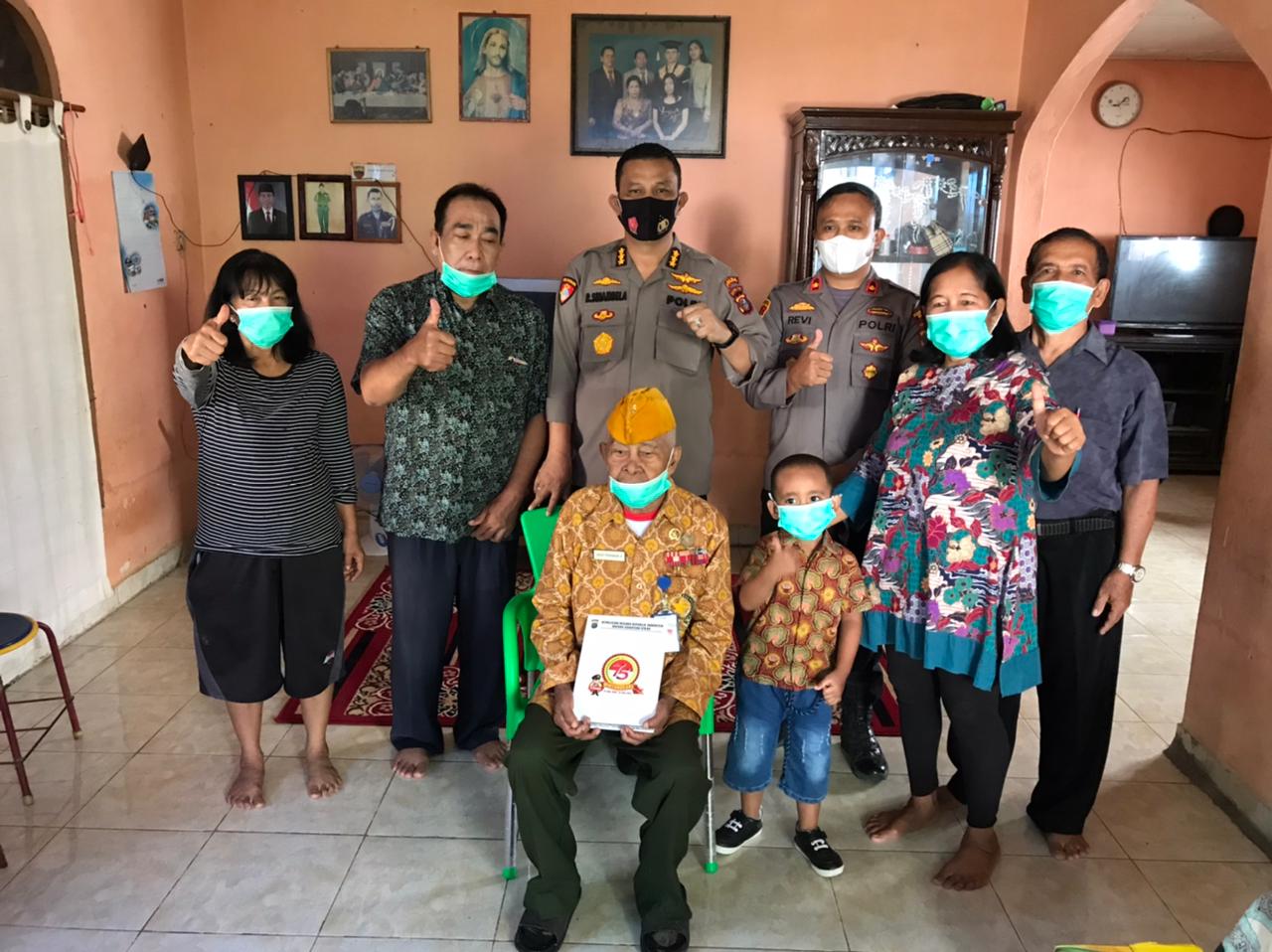 Sambut Hari Bhyangkara Poldasu Menggelar Bhakti Sosial dan Anjangsana